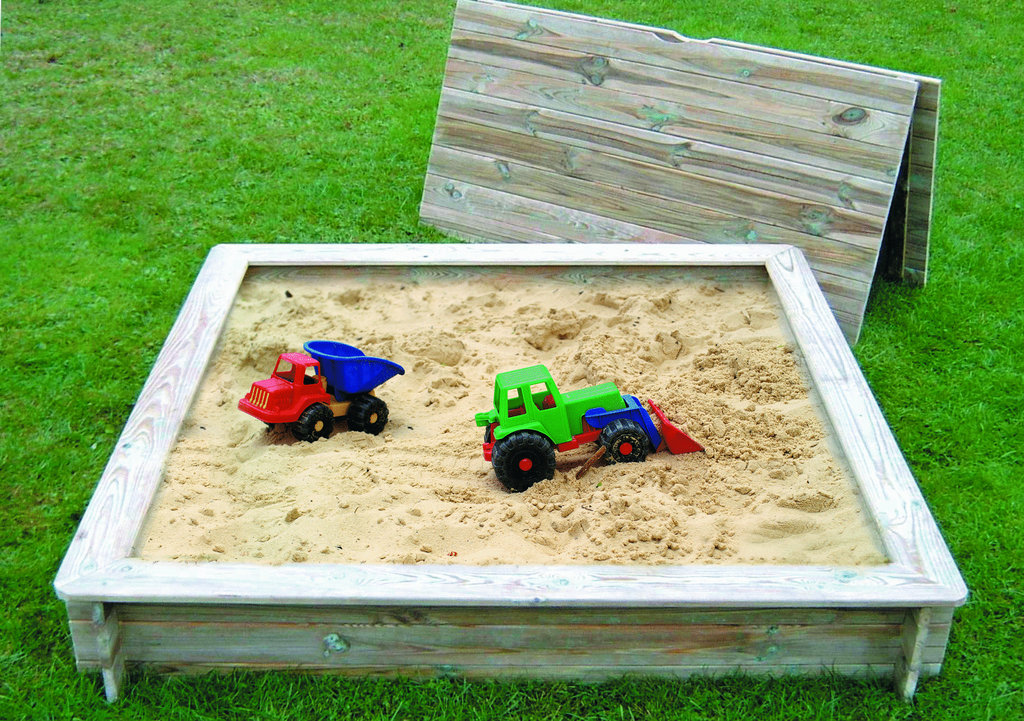 Sandkasten-Holzabdeckung "Tommy"