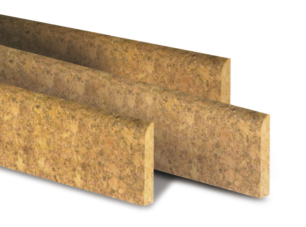 Fußbodenleisten Kork massiv 900x70x8 mm