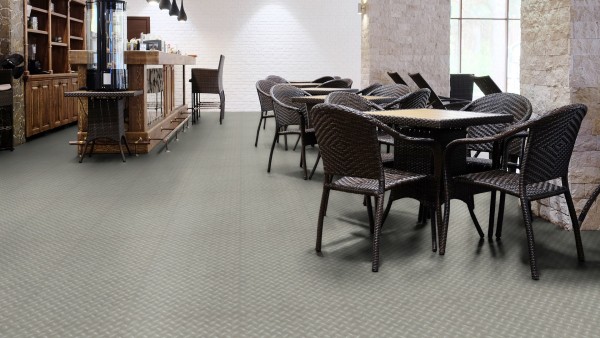 Klebe-Vinyl Design Bodenbelag Objectflor - Expona Design | Silver Treadplate