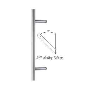 Stoßgriff - 45° schräge Stütze