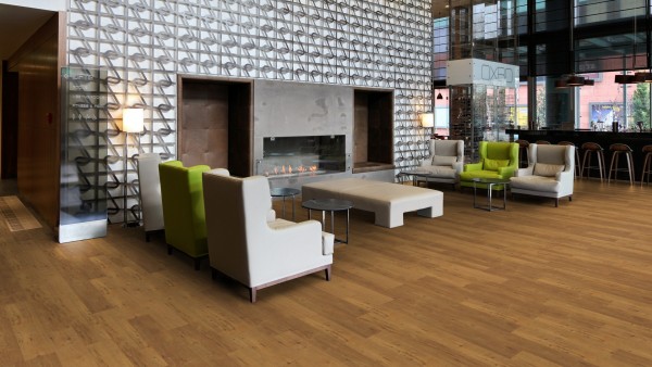Vinyl-Klick-Designboden Objectflor-0,55mm Expona clic 19db | Log Cabin Oak