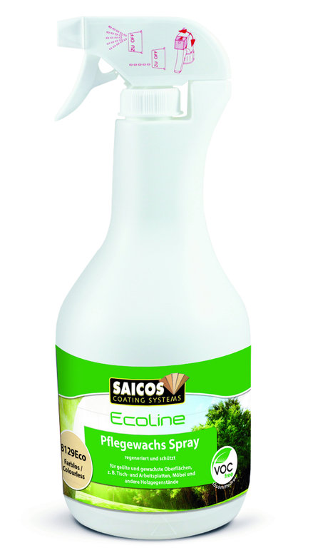 SAICOS Ecoline Pflegewachs Spray farblos 1L