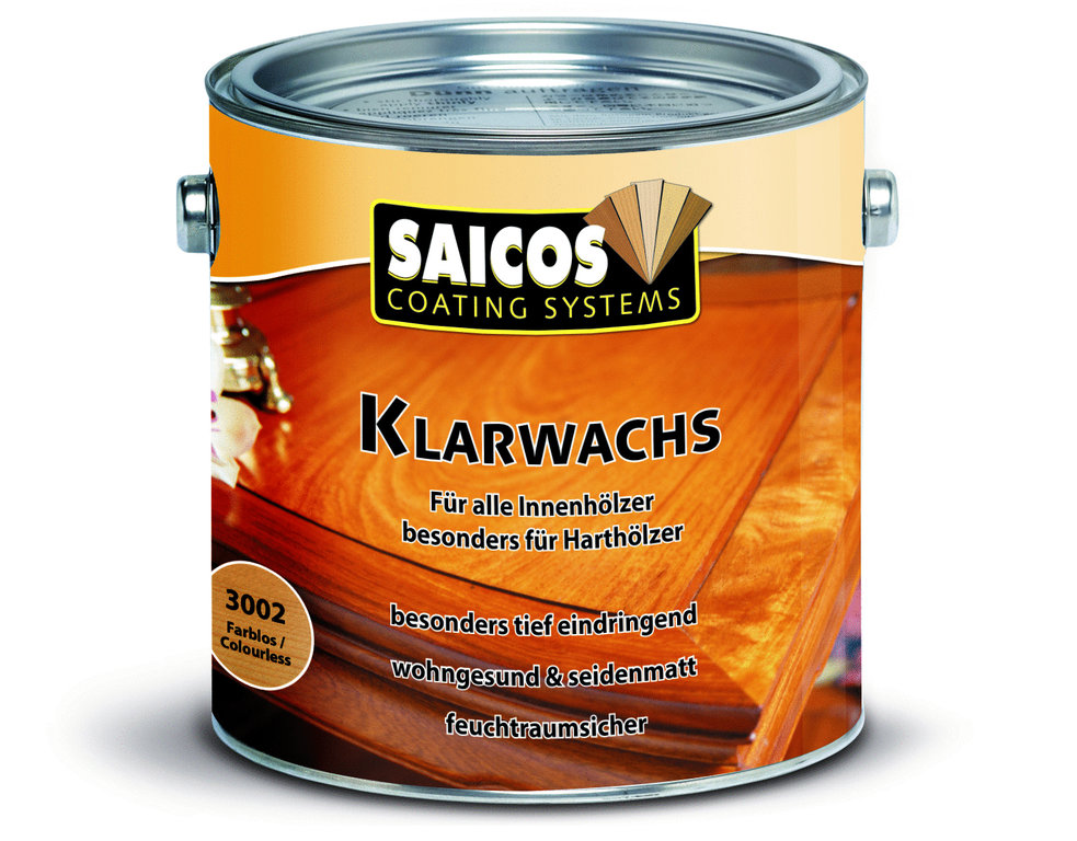 SAICOS Klarwachs - Farblos seidenmatt