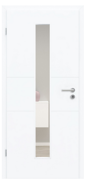 Designtür Typ Juliana GA4 LA008 M - Lichtausschnitt
