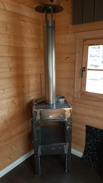 Gartenkamin Digna - aus Cortenstahl