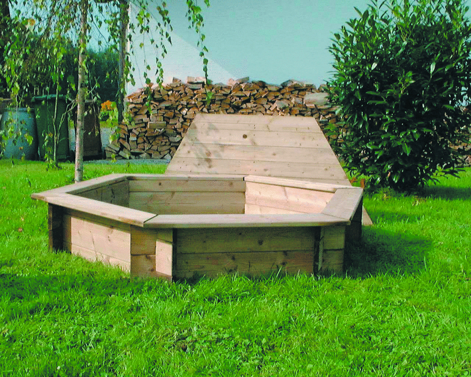 Sandkasten-Holzabdeckung "Stefan"