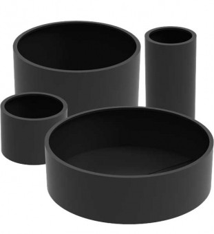 ADEZZ Pflanzkübel Sydney - rund - aus Aluminium