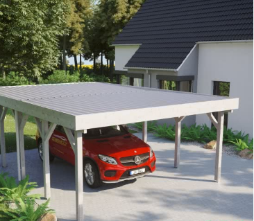 Einzelcarport Burg - mit extra viel Platz